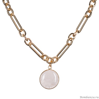 Колье Fiore Luna, ROSE QUARTZ